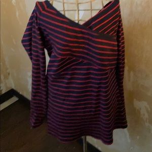 Of the shoulder shirt